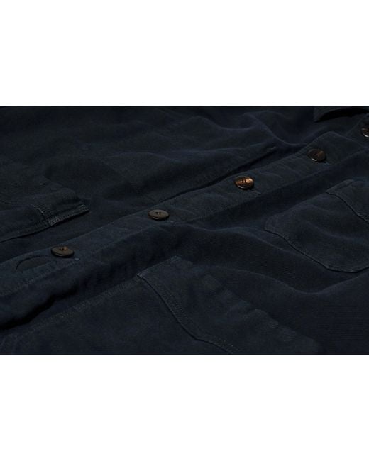 Visvim Blue Long Sleeve Casual Jacket for men