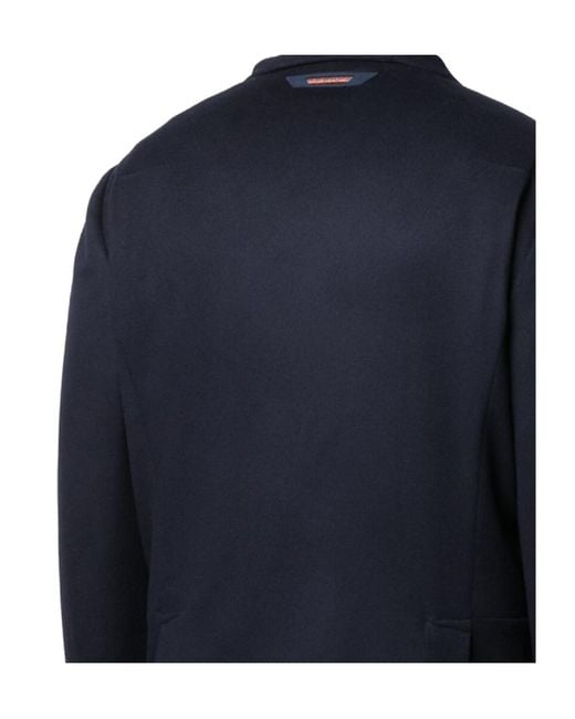 Sease Blue Single Breasted Jacket for men