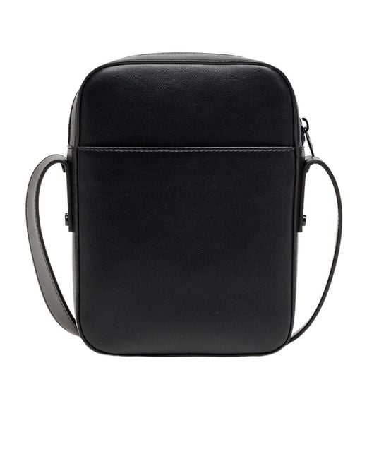 DIESEL Black Rivet-D Crossbody Bag for men