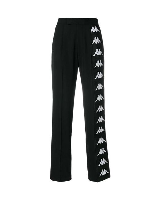 Faith Connexion Black X Kappa Casual Pants
