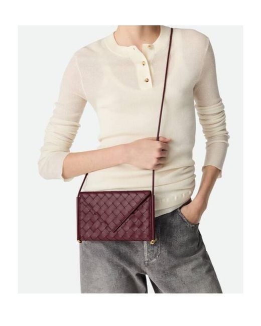 Bottega Veneta Red Solstice Phone Pouch