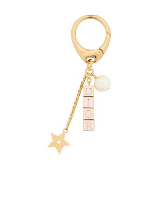 Dior D-Dice Bag Charm in Metallic | Lyst