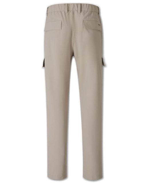 Herno Gray Resort Stretch Comfort Cargo Trousers for men