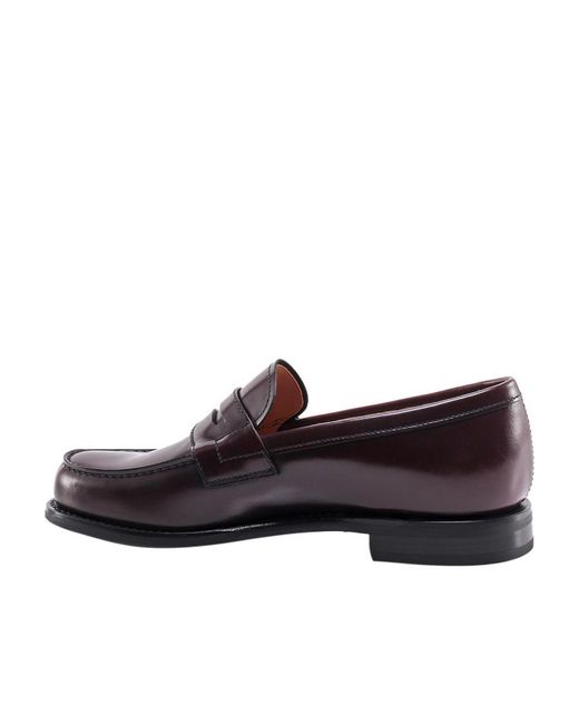 Church's Brown Gateshead Round Toe Loafers for men