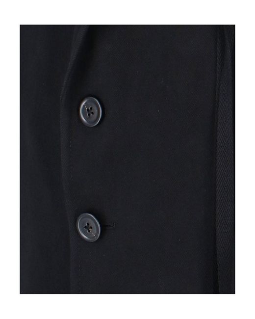 Ann Demeulemeester Black Agnes Single-Breasted Suit Jacket