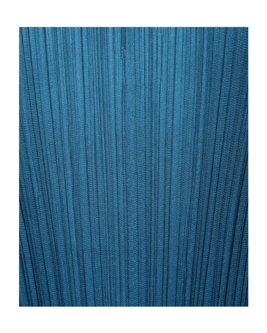 Pleats Please Issey Miyake Blue Monthly Colors: January Midi Dress