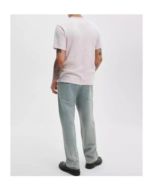 Rag & Bone Pink Classic Slub Tee for men