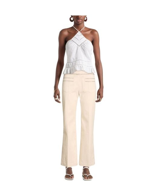 Weekend by Maxmara Natural Stretch Twill Bootcut Pants