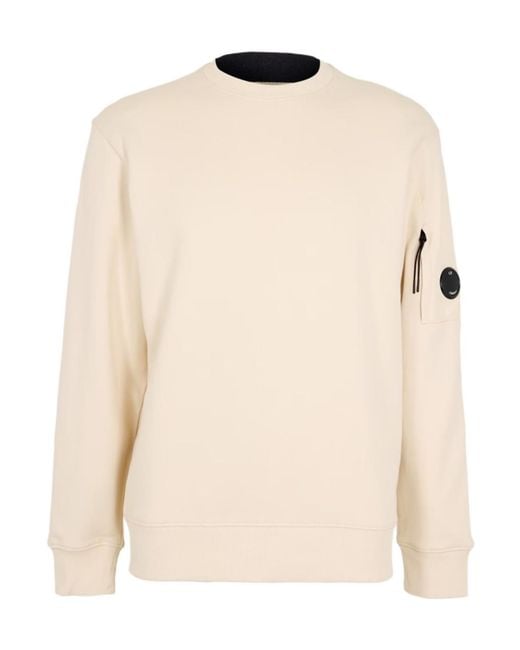 C P Company Natural Lens Crew-Neck Sweatshirt for men