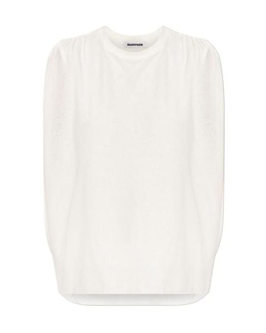 DARKPARK White Cap-Sleeve T-Shirt