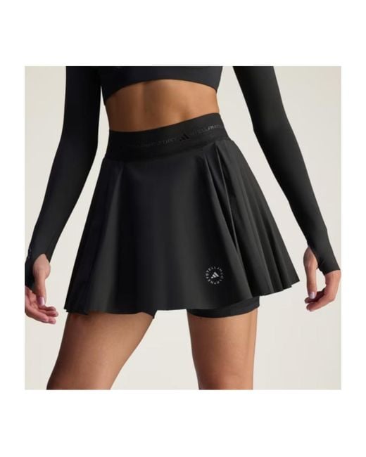 Adidas By Stella McCartney Black Training Pleated Skort