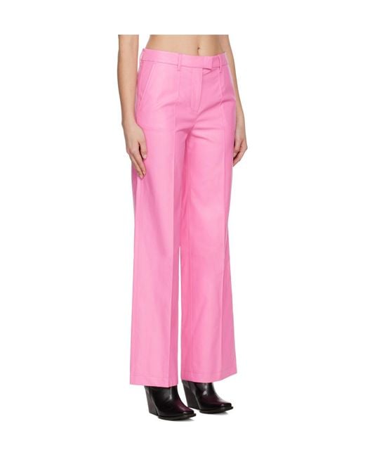 Stand Studio Pink Four-Pocket Casual Pants