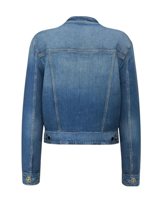 Guess Blue Long-Sleeve Denim Jacket
