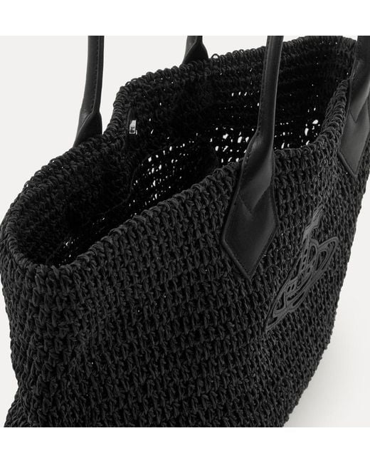 Vivienne Westwood Black Alana Small Tote