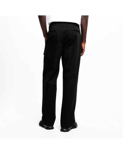 Fendi Black Casual Cargo Pants for men