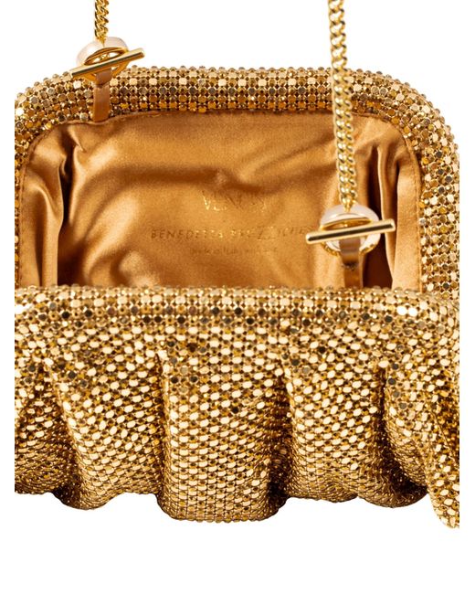 Benedetta Bruzziches Metallic Chain Shoulder Bag