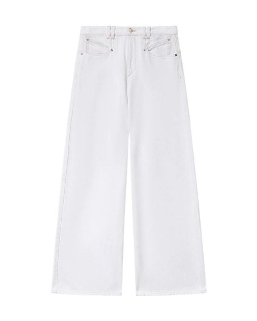 Isabel Marant White Lemony Jeans