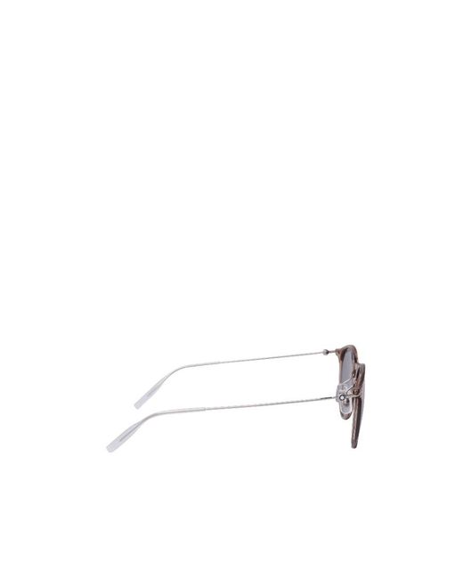Montblanc White Round Sunglasses for men