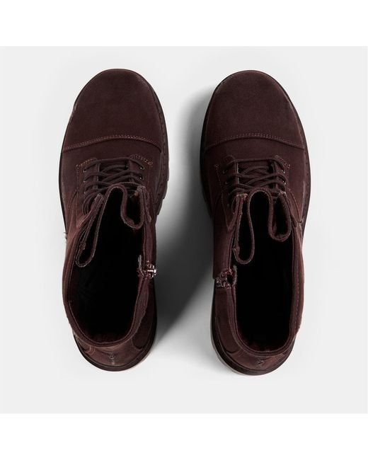 Balenciaga Brown Lace-Up Boots for men