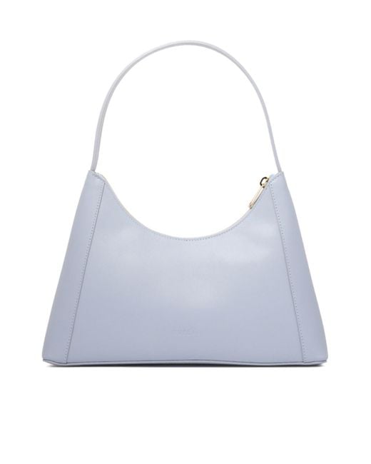 Furla Blue Diamante Logo Plaque Shoulder Bag