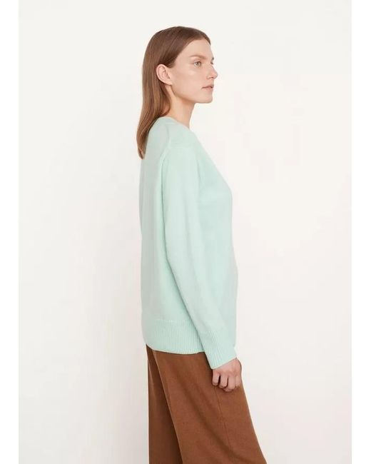 Vince Green V-Neck Knitted Jumper