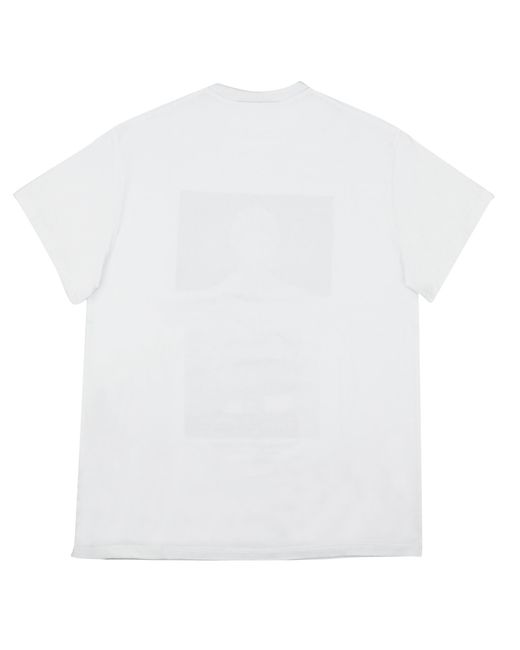 Neil Barrett White Photo Printed Short-Sleeved T-Shirt for men