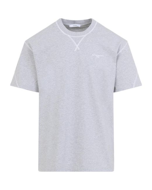 Givenchy White Couture Seam T-Shirt for men