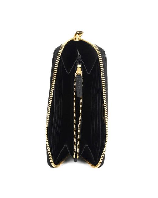 Burberry Black Logo Details Wallet