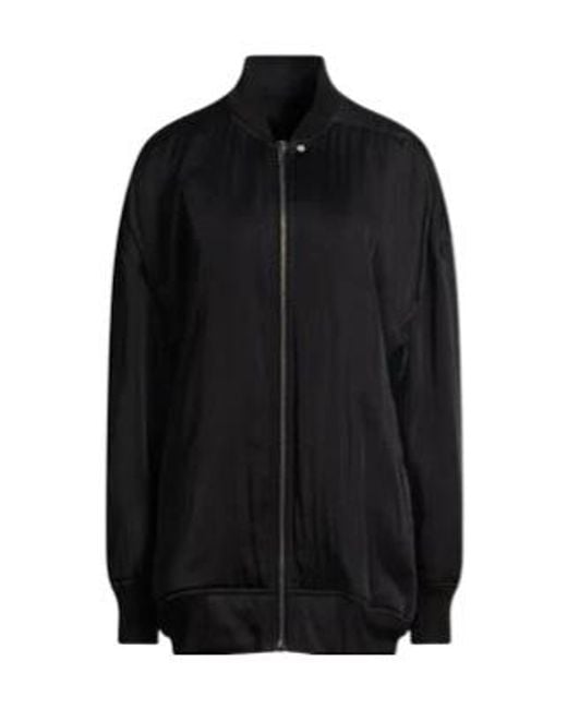 Rick Owens Black Plain Colour Jackets