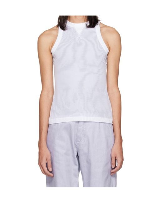 Eytys Blue Ribbed Knit Vest for men