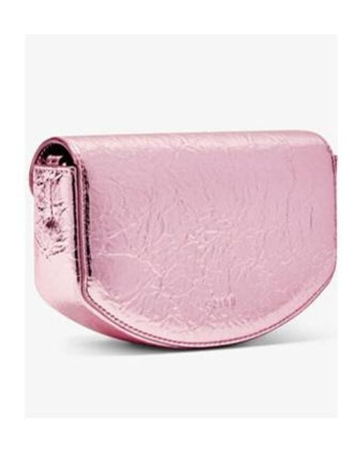 Ganni Pink Lulu Wallet On Chain