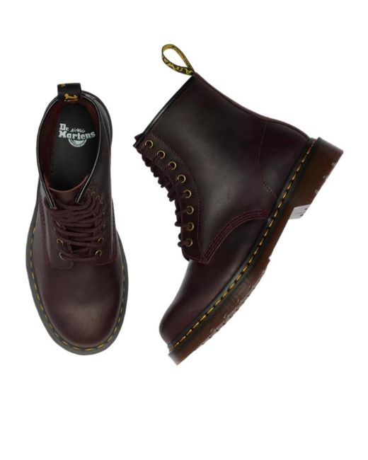 Dr. Martens Brown 1460 Crazy Horse Leather Boots for men