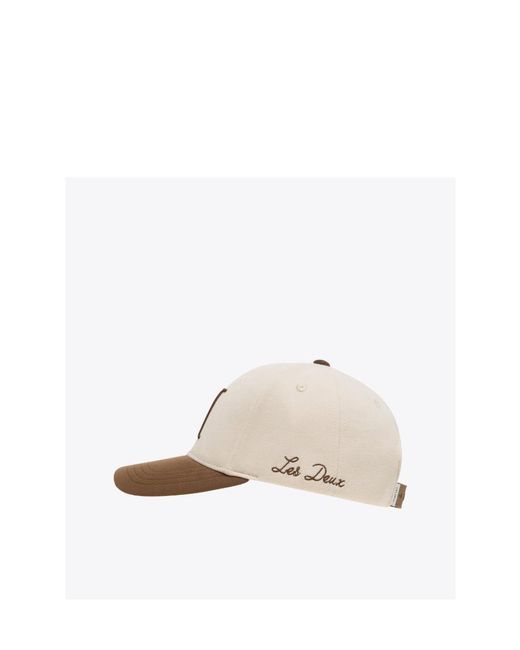 Les Deux Natural Contrast-Color Baseball Cap for men