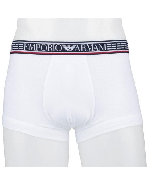 Emporio Armani Blue Logo Underwear 3-Piece Pack for men