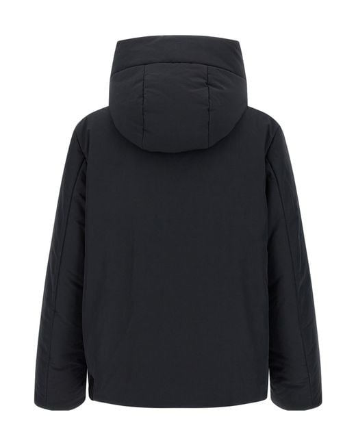 Jil Sander Black High Neck Zipped Jacket for men