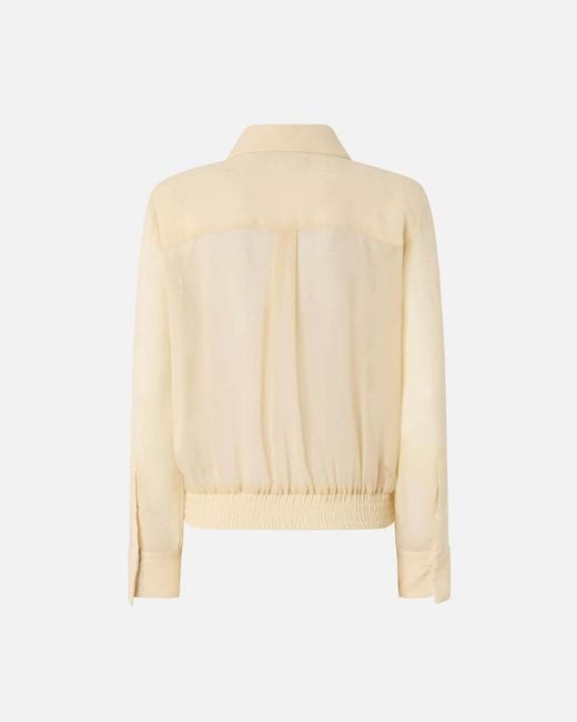 Pinko Natural Semi-Sheer Shirt