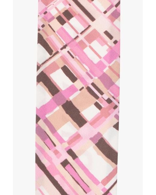 Ferragamo Pink Logo Scarf