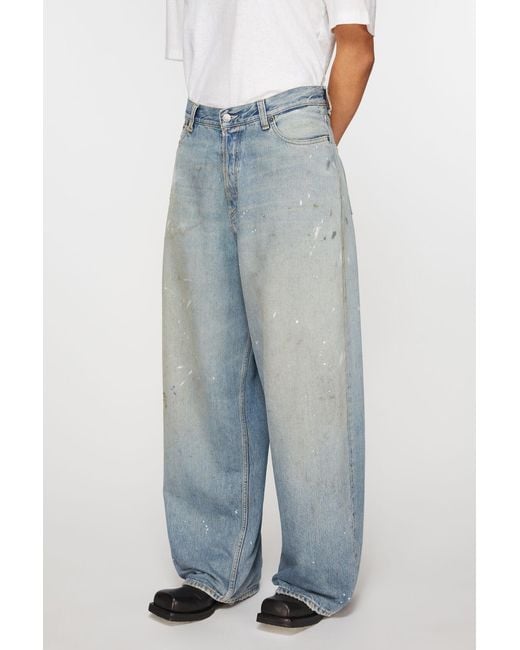 Acne Blue Super Baggy Fit Jeans