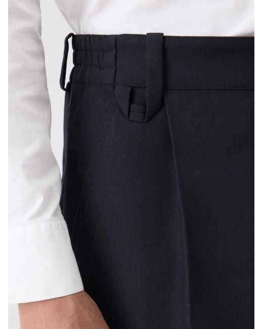 Jacquemus Blue Tailored Straight-Leg Pants for men
