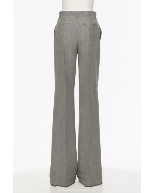 Valentino Gray Belt Loop Casual Pants
