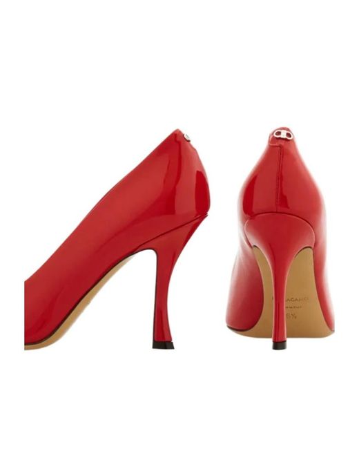 Ferragamo Red Ferragamo Pointed Toe Pumps