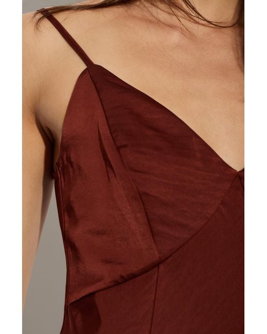 AllSaints Purple Suspender Dress