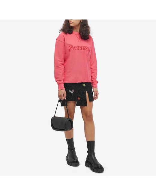 J.W. Anderson Black The Bumper Shoulder Bag