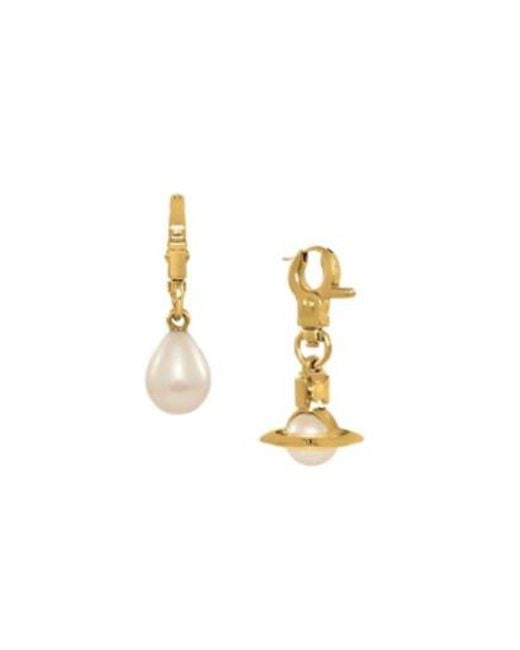 Vivienne Westwood Metallic Claude Small Earrings