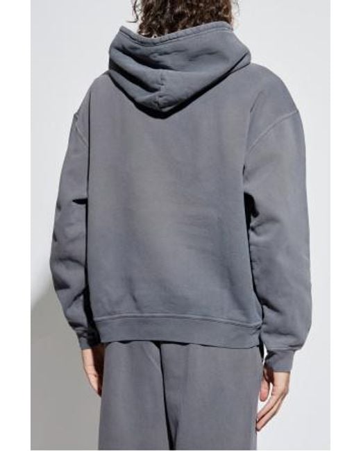 American Vintage Gray Logo Hoodie for men