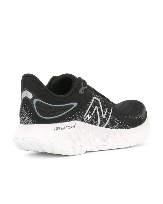 New Balance Black Logo Lace-Up Sneakers