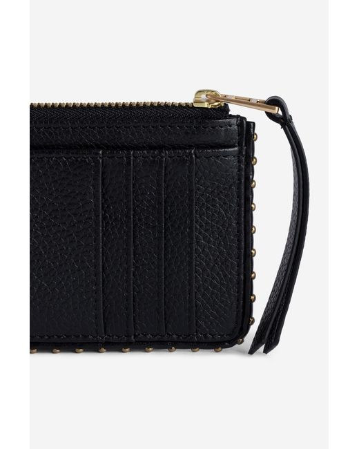 Zadig & Voltaire Black Logo Identification Card Clip