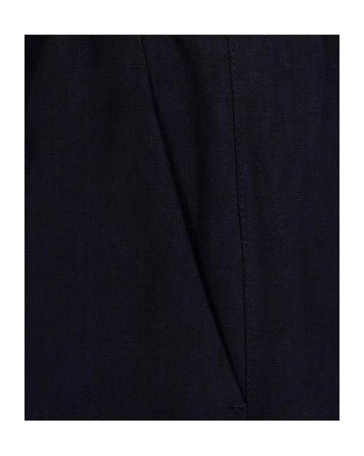 Giorgio Armani Blue Relaxed Fit Drawstring Shorts for men