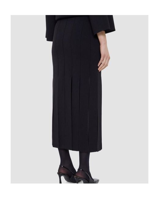 Joseph Blue Cutout Panel Skirt
