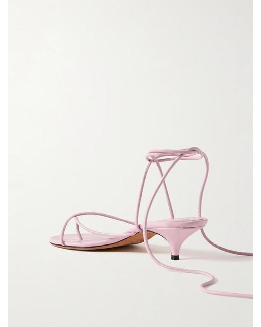 Proenza Schouler Pink Strappy High-Heeled Sandals